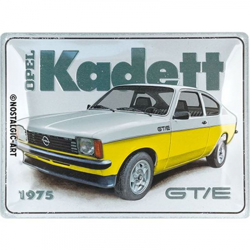 Blechschild Opel Kadett 1
